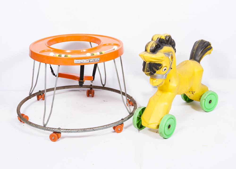 Four Vintage Children's Riding Toys