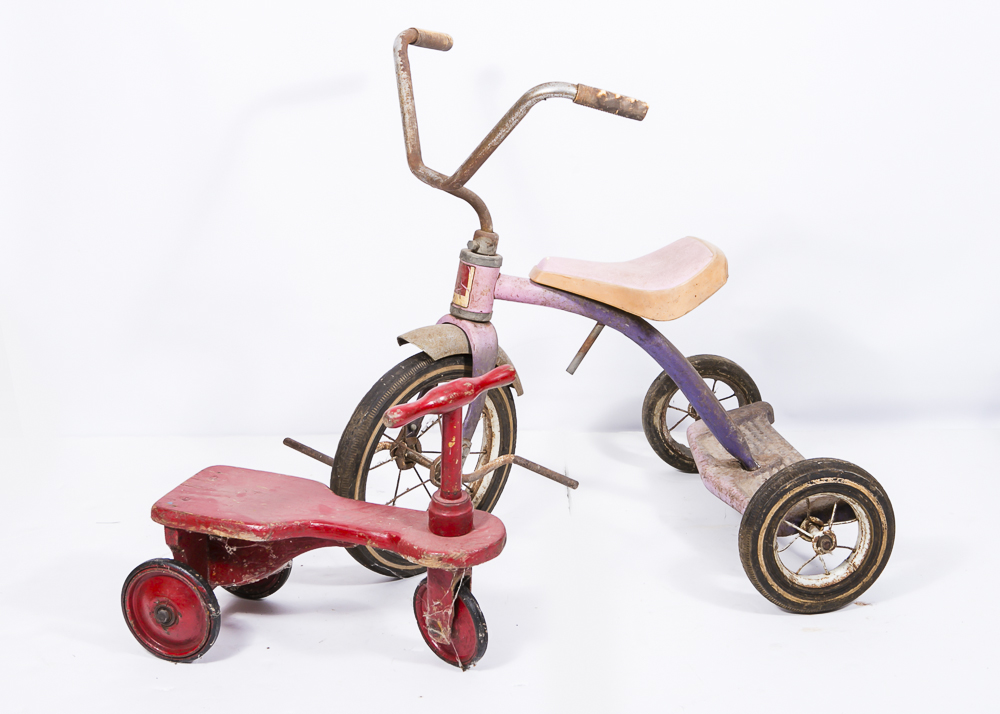 Four Vintage Children's Riding Toys