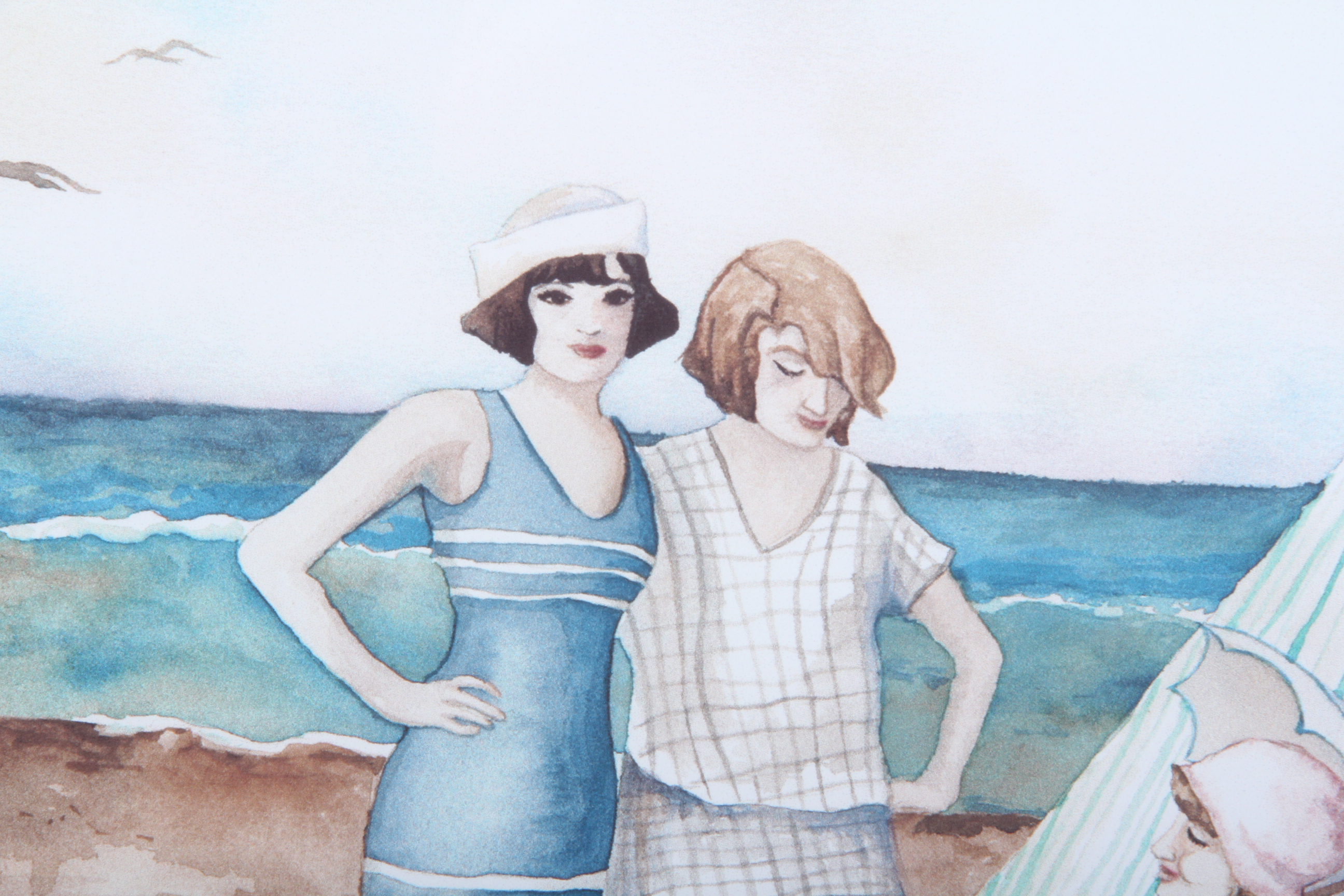 Signed Sharon Dobbs Original Watercolor