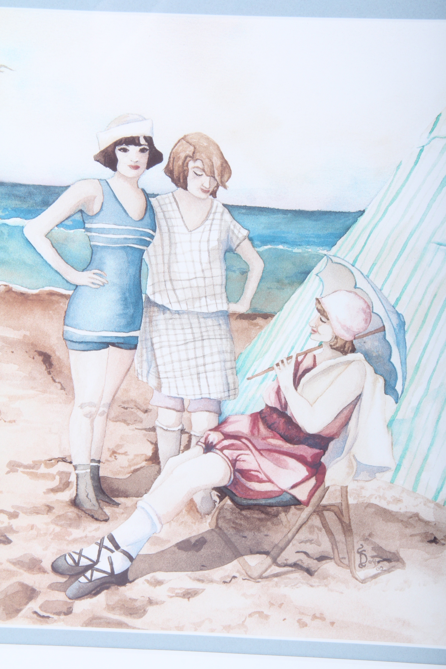 Signed Sharon Dobbs Original Watercolor