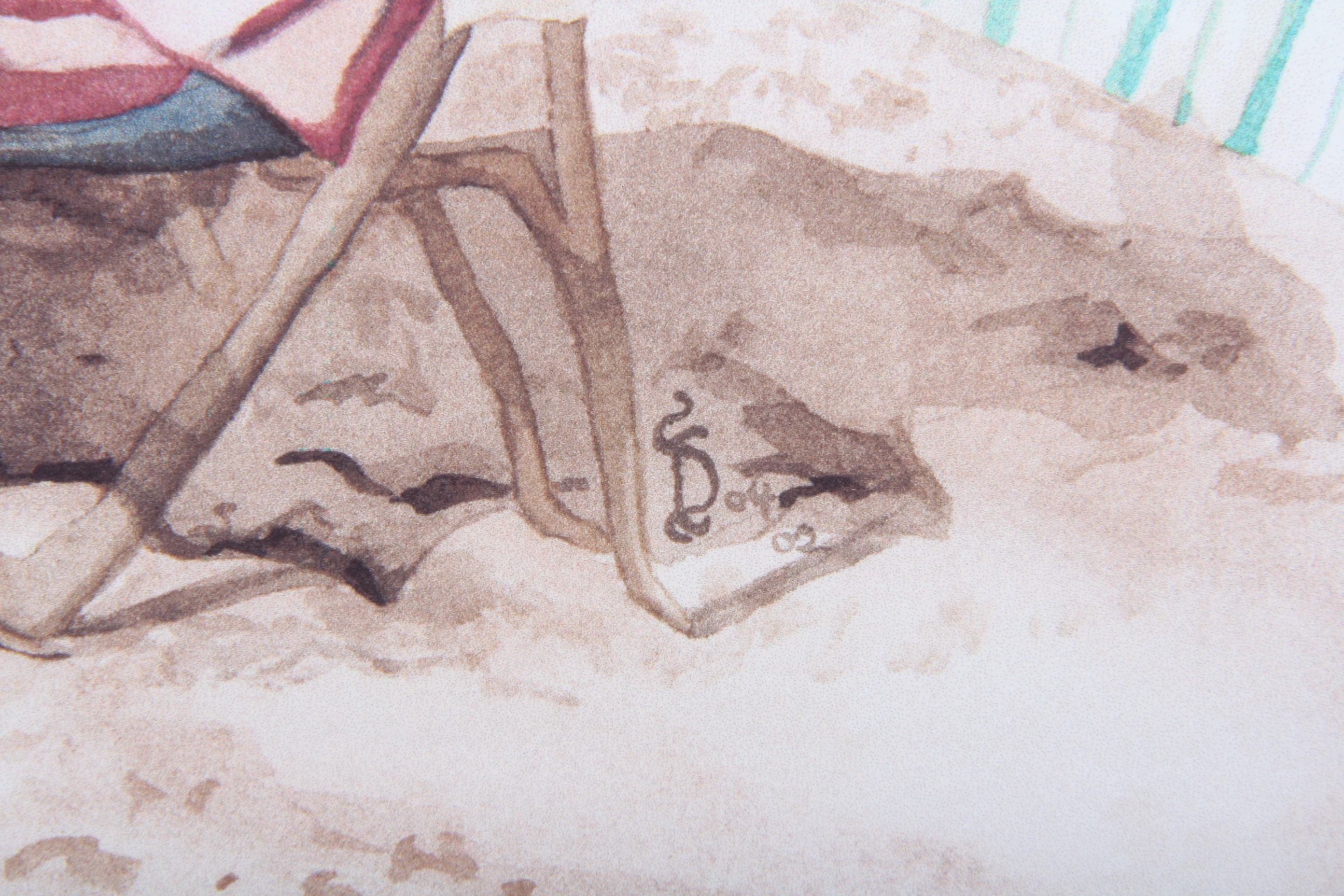 Signed Sharon Dobbs Original Watercolor