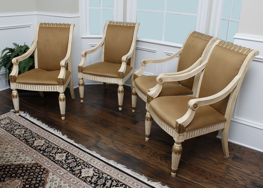 Set of Four Dining Armchairs