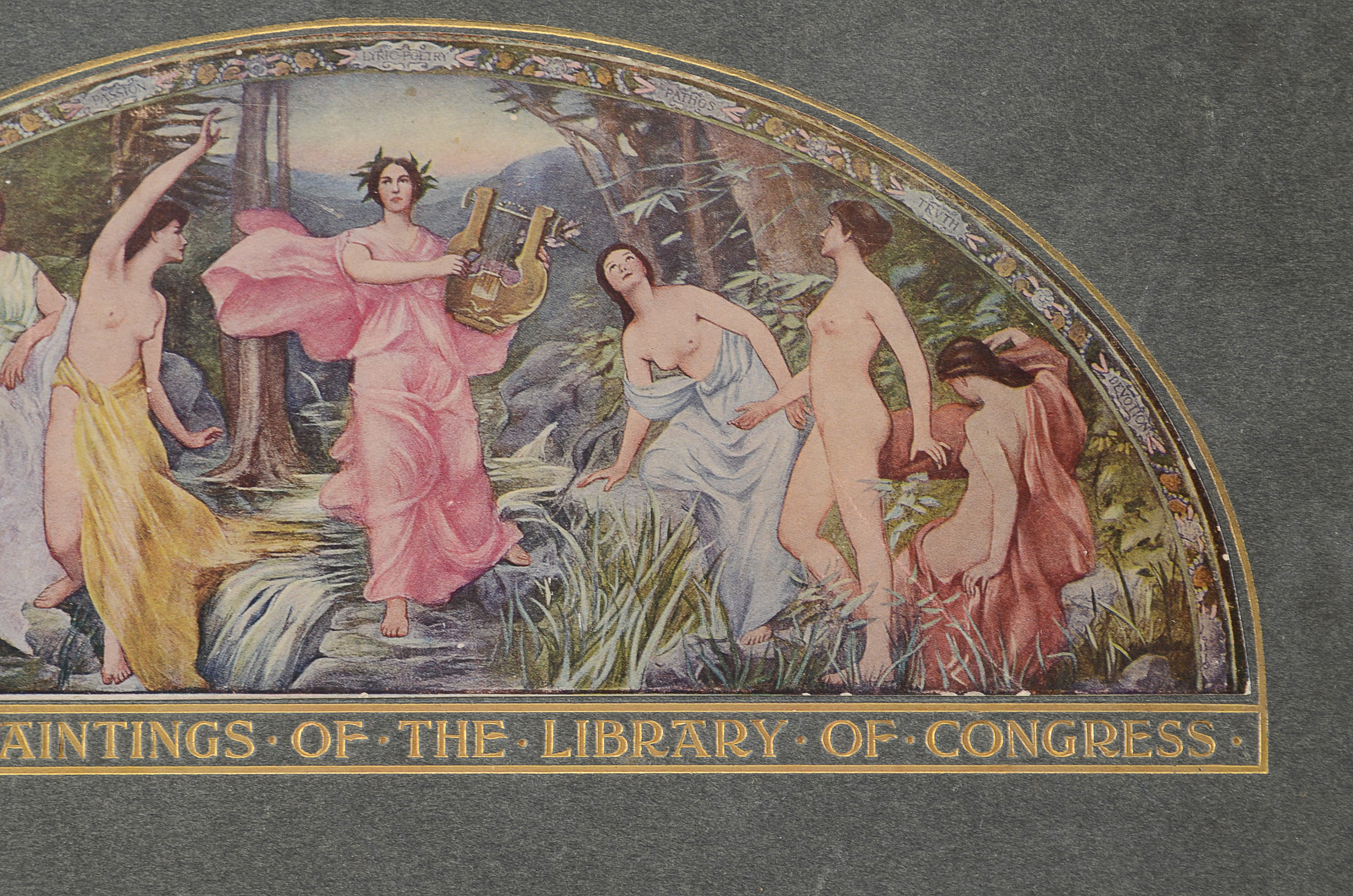 1902 "The Mural Paintings of the Library of Congress" with Plates