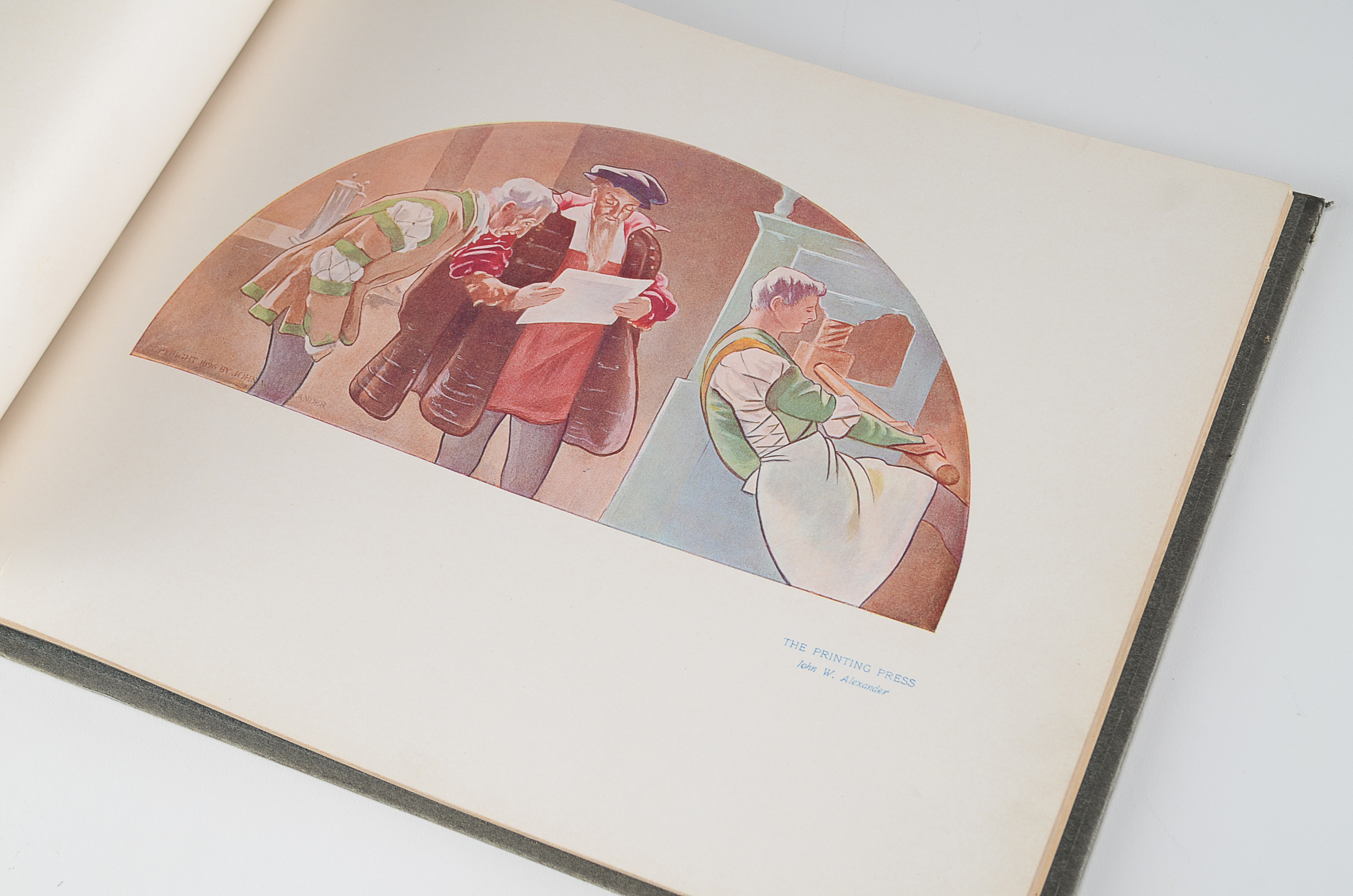 1902 "The Mural Paintings of the Library of Congress" with Plates