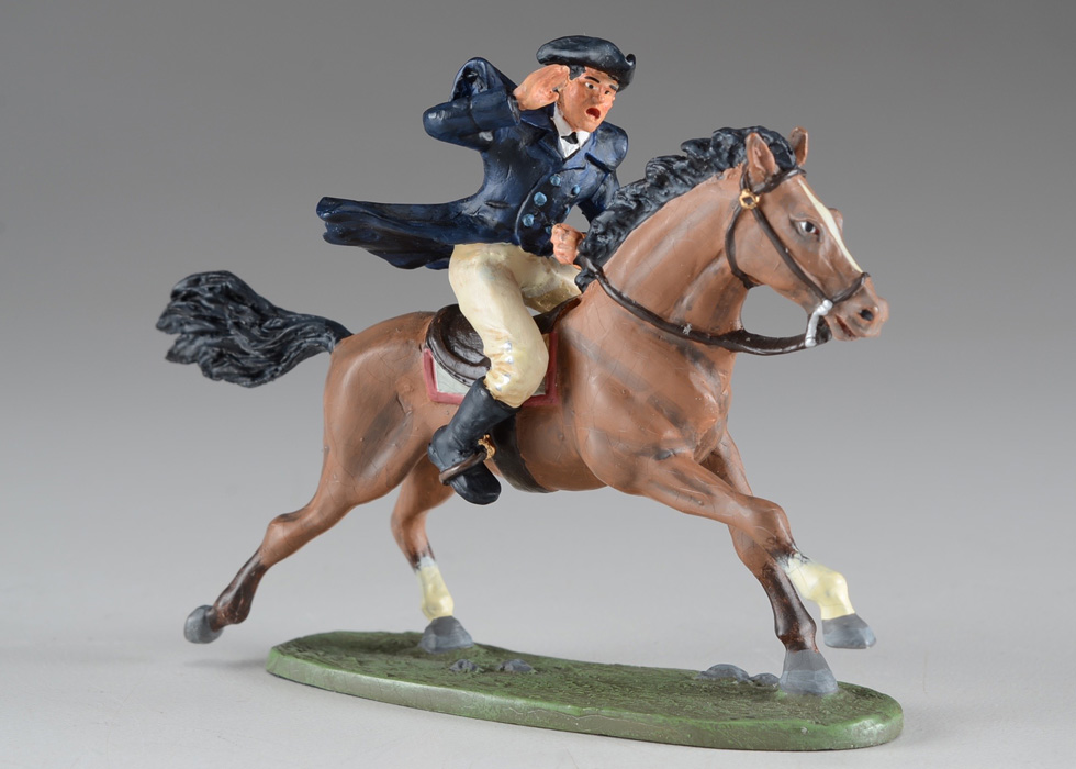 "Paul Revere on Horseback" Lead Miniature by William Britain Ltd.