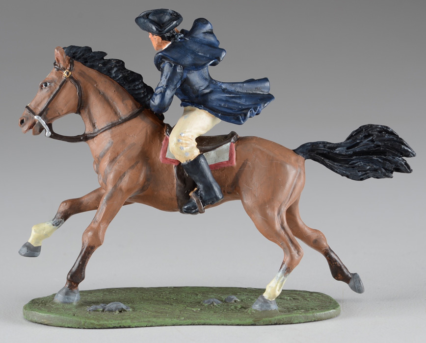"Paul Revere on Horseback" Lead Miniature by William Britain Ltd.