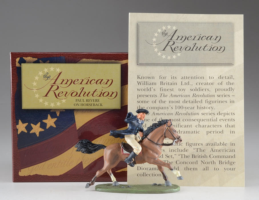 "Paul Revere on Horseback" Lead Miniature by William Britain Ltd.