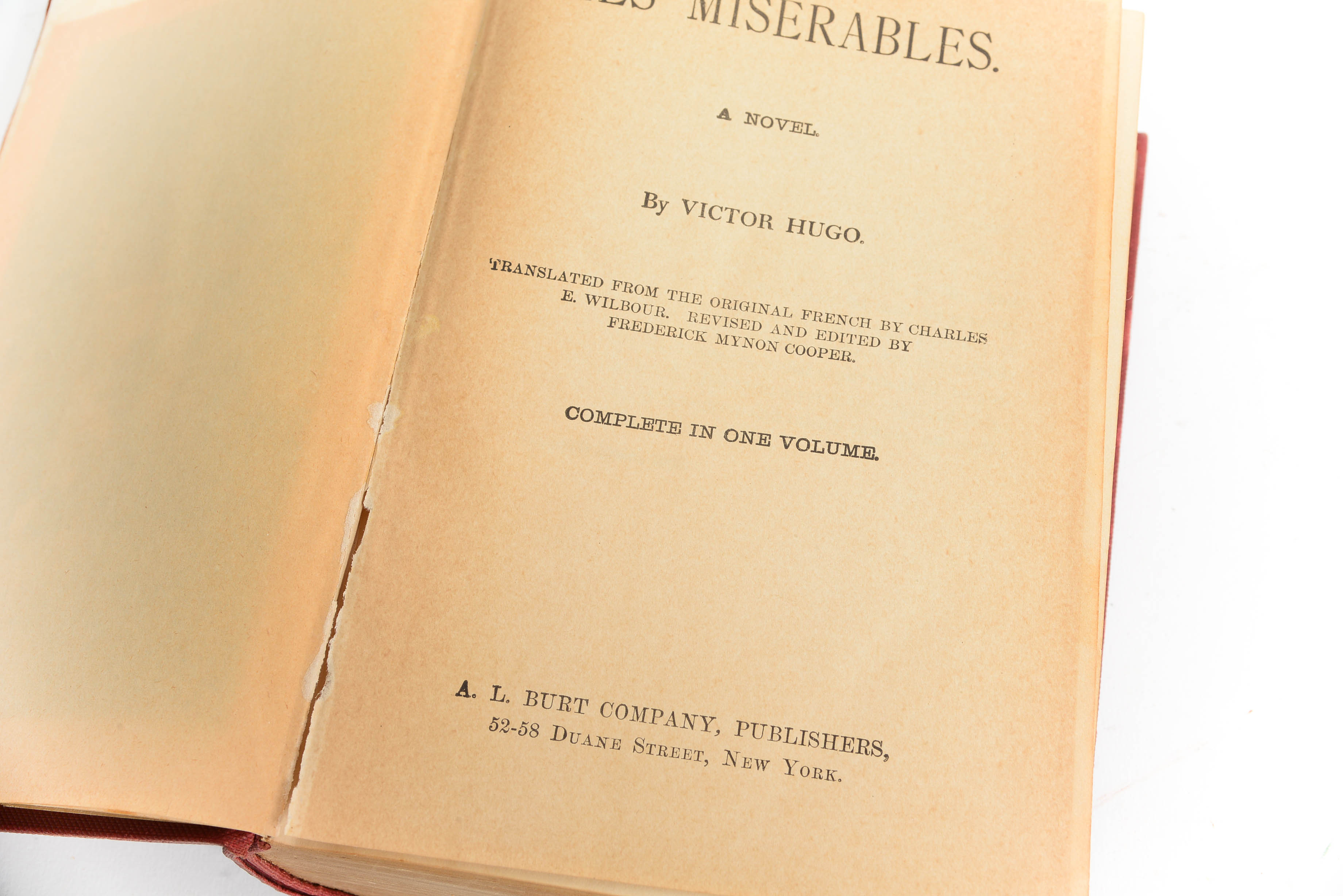 Antique 'Les Miserables' by Victor Hugo