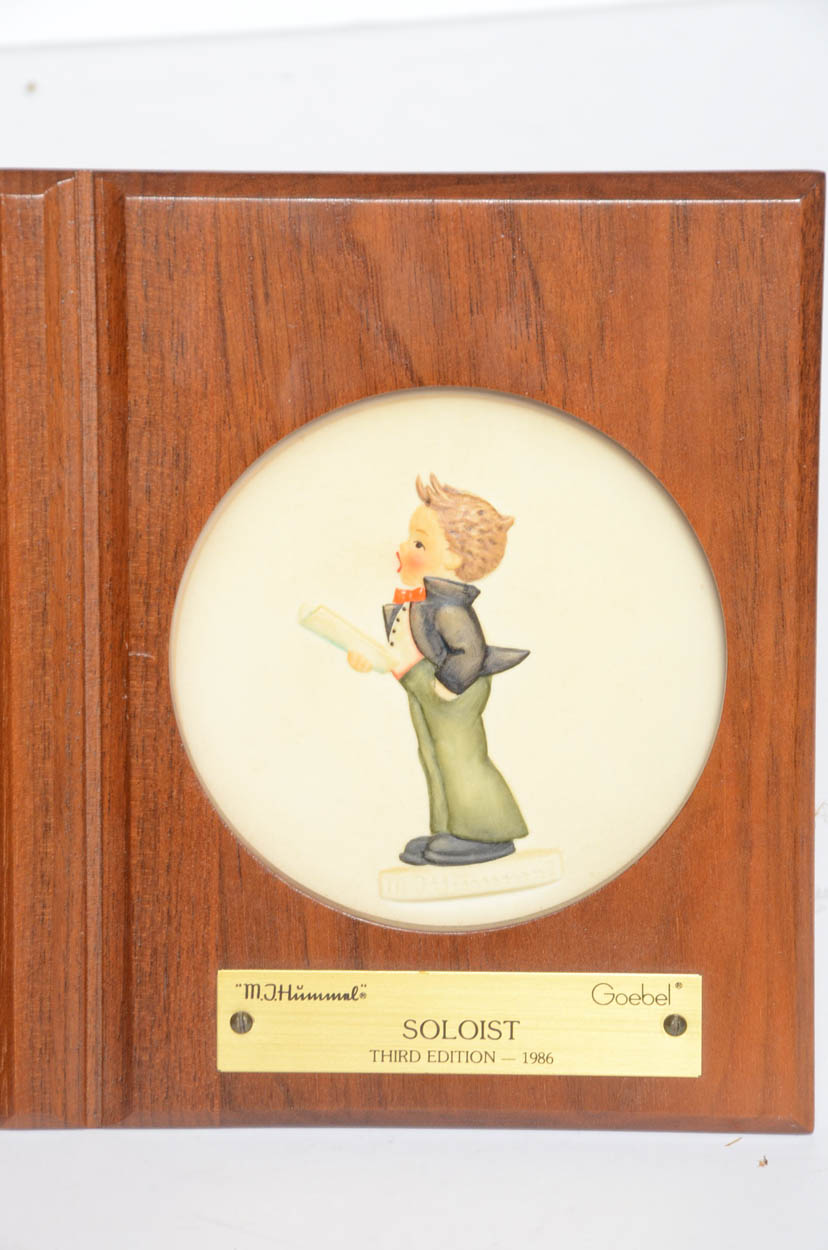 Pair of Vintage Hummel "Little Music Makers" Wall Hangings