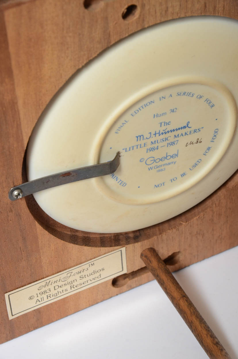 Pair of Vintage Hummel "Little Music Makers" Wall Hangings