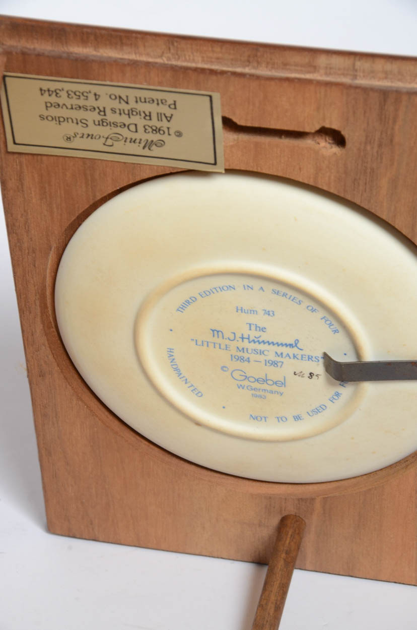 Pair of Vintage Hummel "Little Music Makers" Wall Hangings