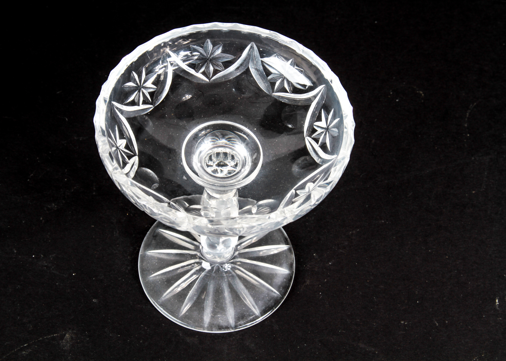 Vintage Pressed Glass Compote