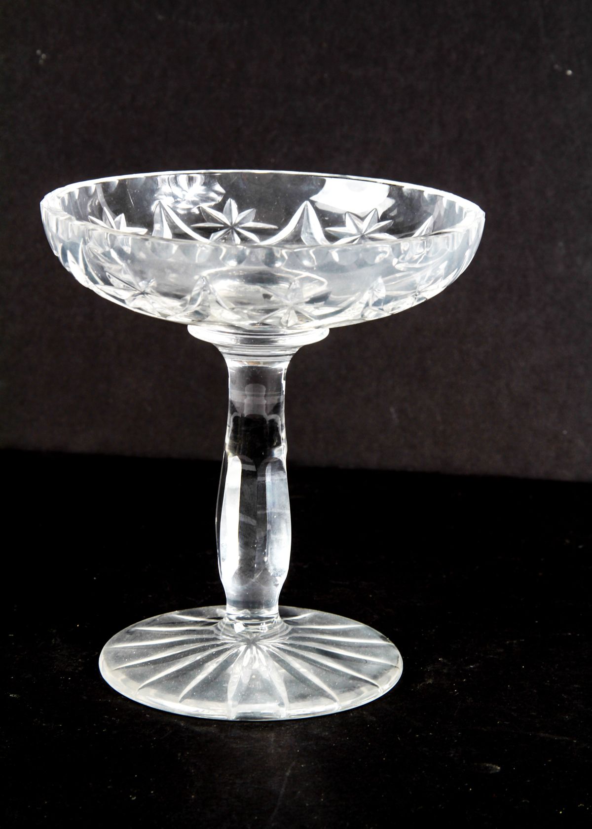 Vintage Pressed Glass Compote