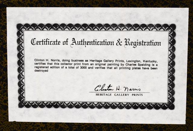 Charles Spaulding "American Eagle" Limited Edition Print