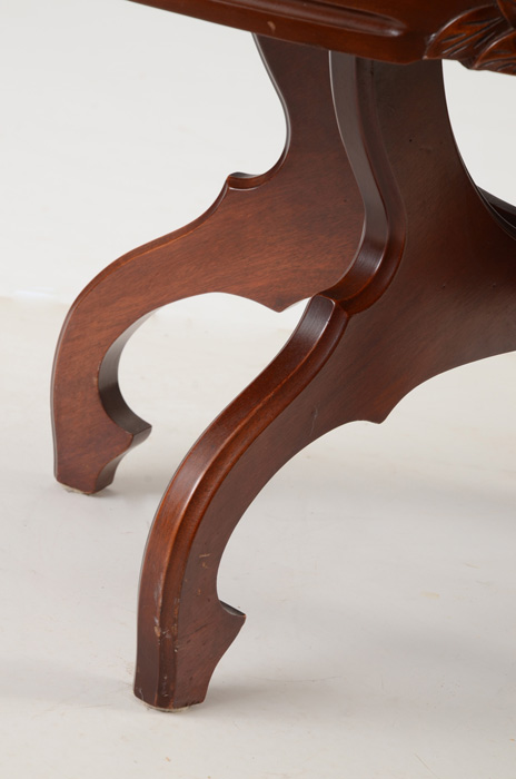 Victorian Style Marble-Top Coffee Table