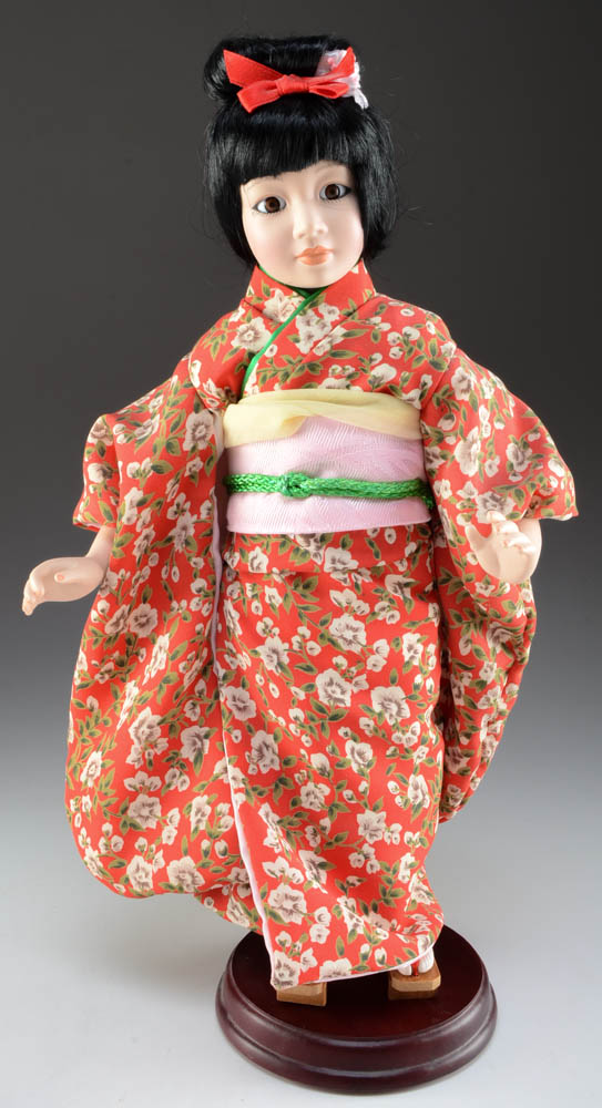 Lenox "Sakura" and "Tea For Teddy" Porcelain Dolls