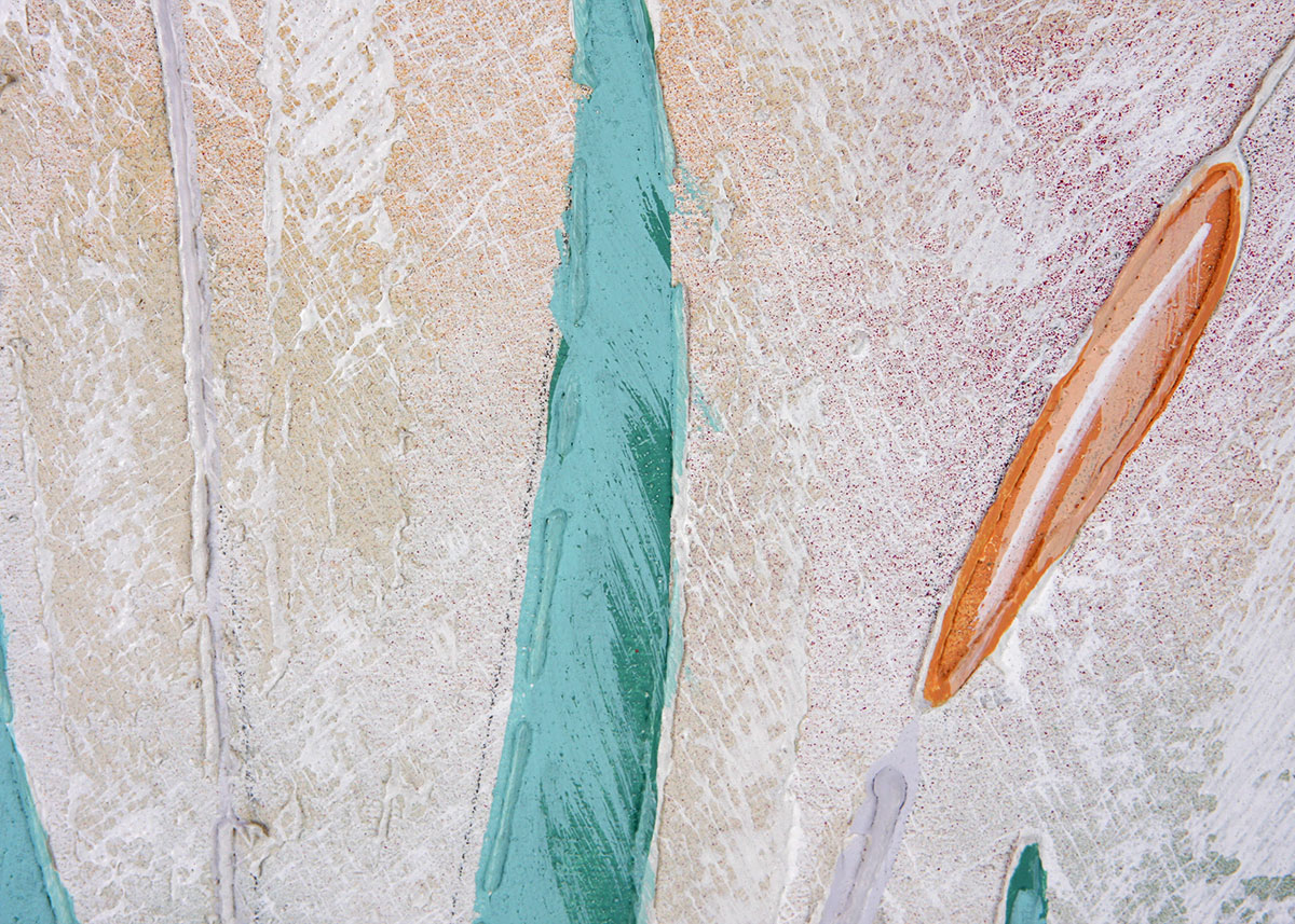 Textured Painting of Bird by Richard Selix