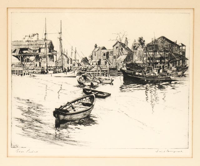 Set of Four Lionel Barrymore Talio-Crome Reproduction Prints