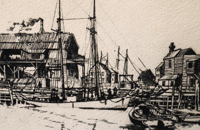 Set of Four Lionel Barrymore Talio-Crome Reproduction Prints