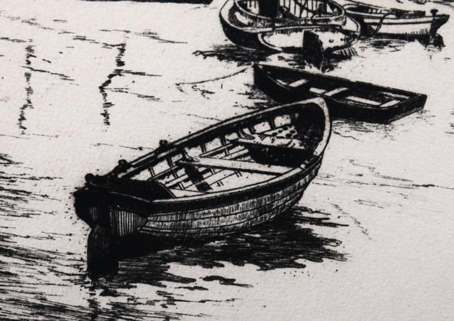 Set of Four Lionel Barrymore Talio-Crome Reproduction Prints