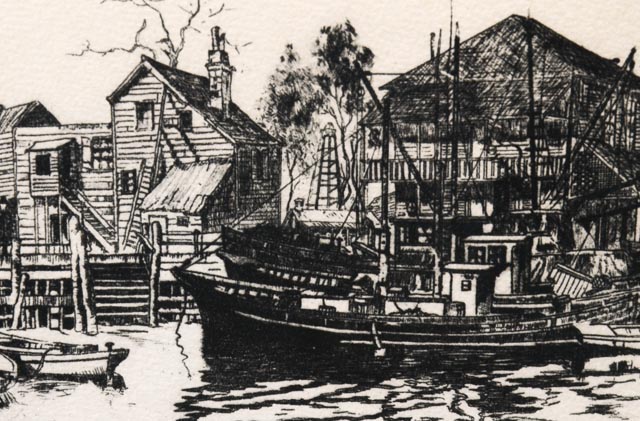 Set of Four Lionel Barrymore Talio-Crome Reproduction Prints