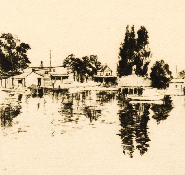 Set of Four Lionel Barrymore Talio-Crome Reproduction Prints