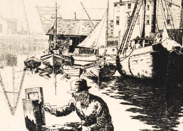 Set of Four Lionel Barrymore Talio-Crome Reproduction Prints