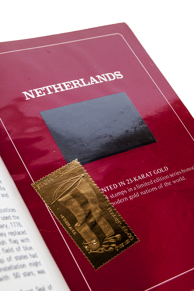 Gold Stamp Issue Minted in 23kt. Gold