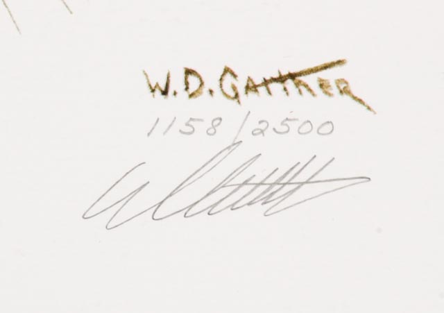 W.D. Gaither Signed/Unsigned Prints