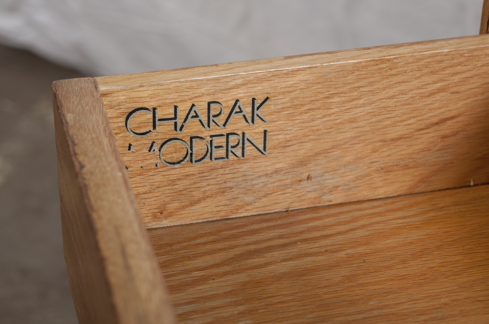 Vintage Charak Modern Bedside Table