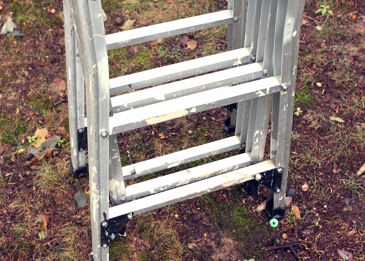 Westway 12ft Folding Aluminum Ladder
