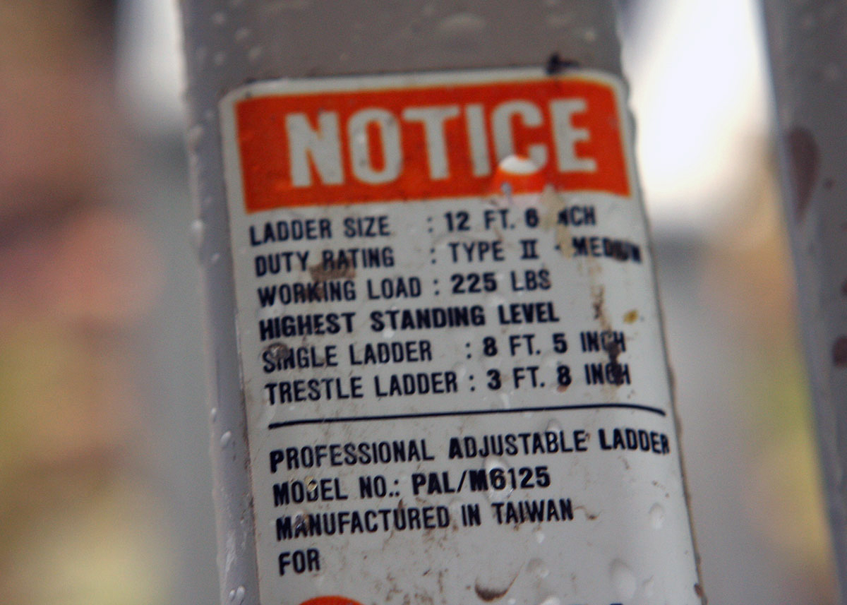 Westway 12ft Folding Aluminum Ladder