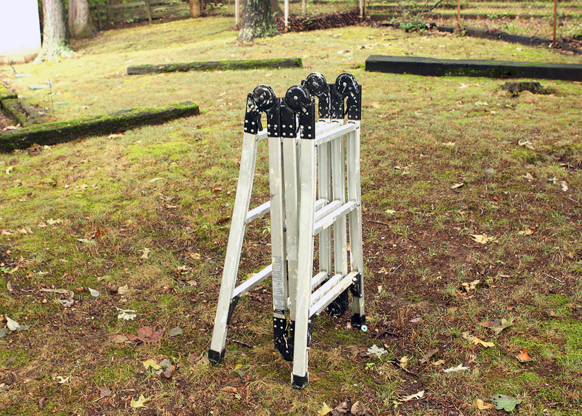 Westway 12ft Folding Aluminum Ladder