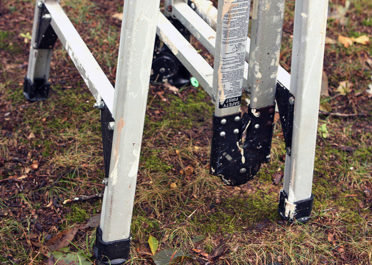 Westway 12ft Folding Aluminum Ladder