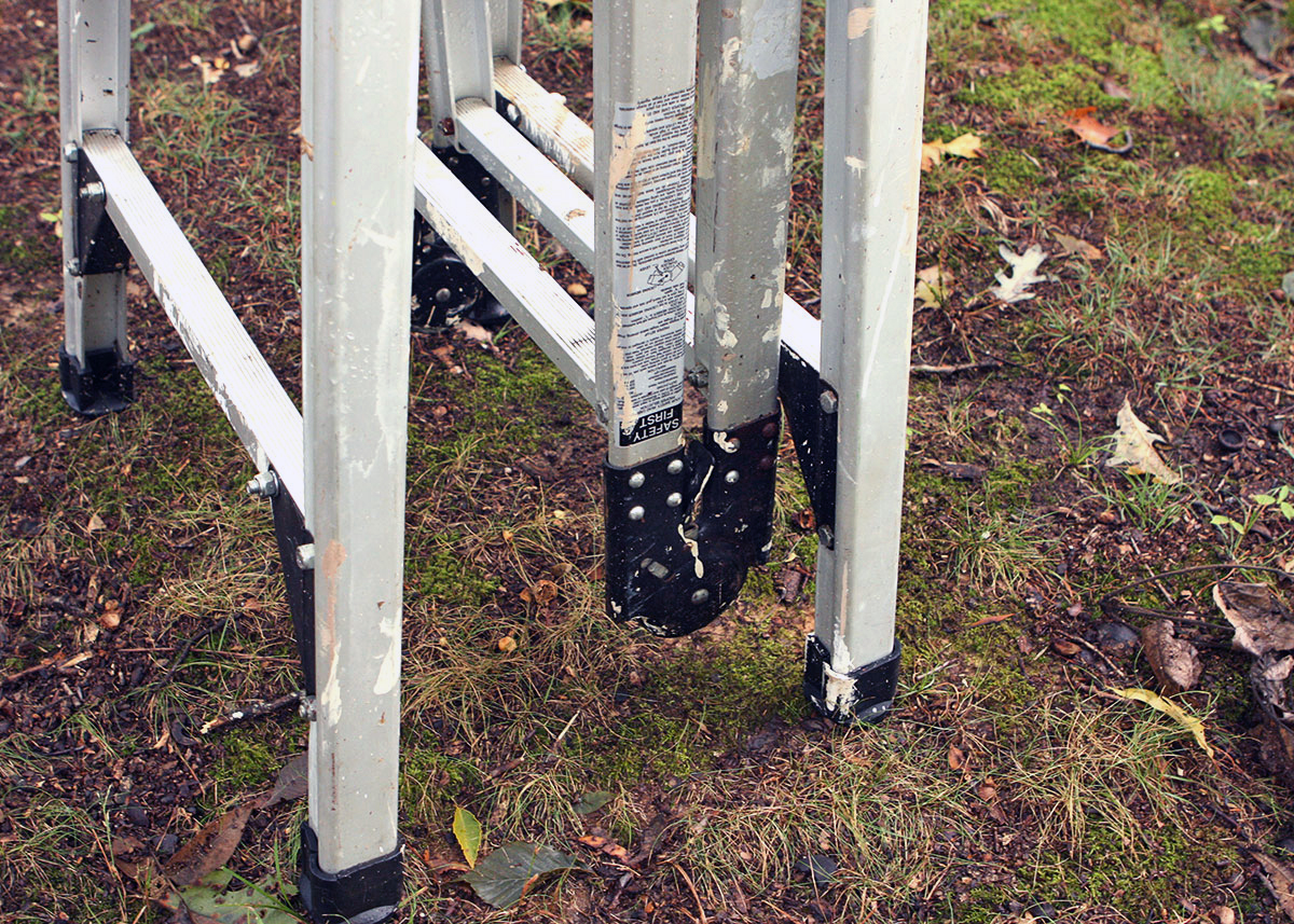 Westway 12ft Folding Aluminum Ladder