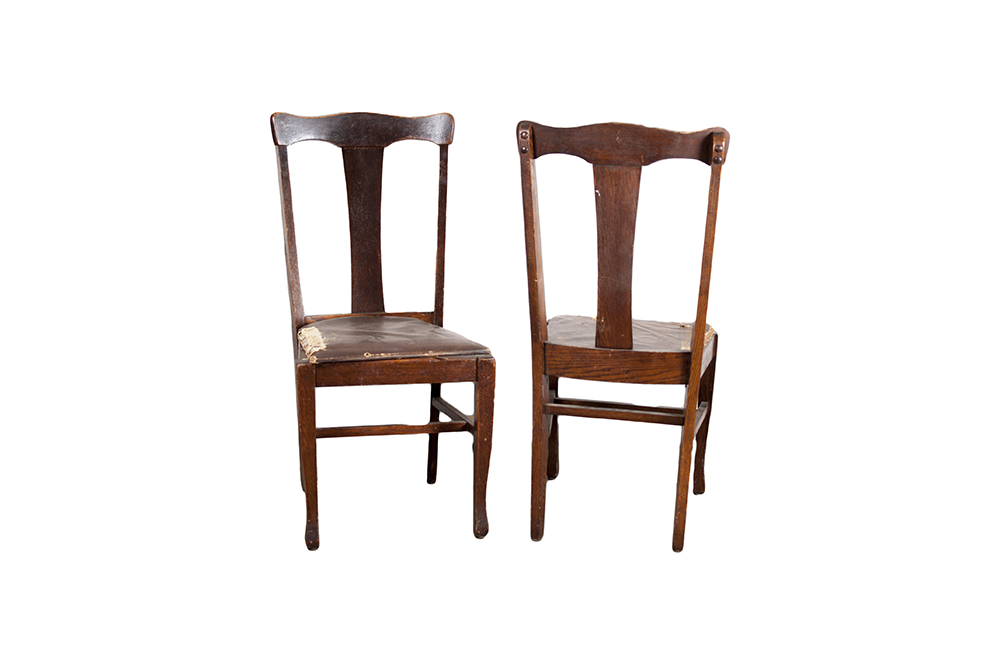 Antique T-Back Chairs