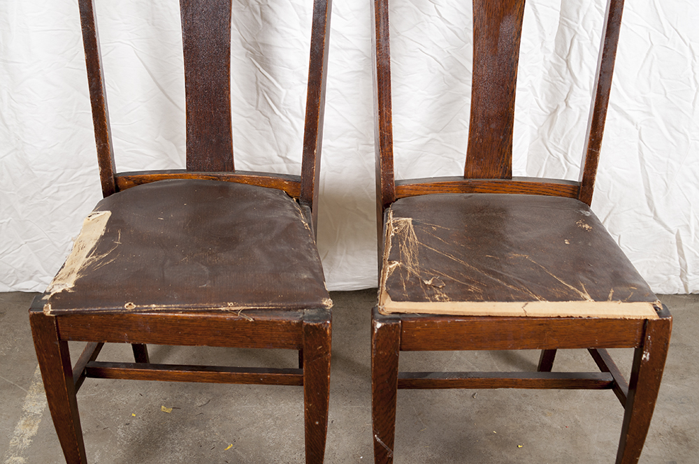 Antique T-Back Chairs