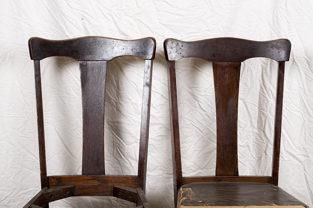 Antique T-Back Chairs