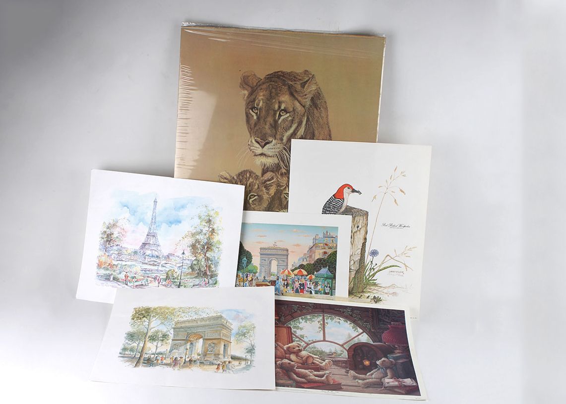 Unframed Offset Lithograph Prints