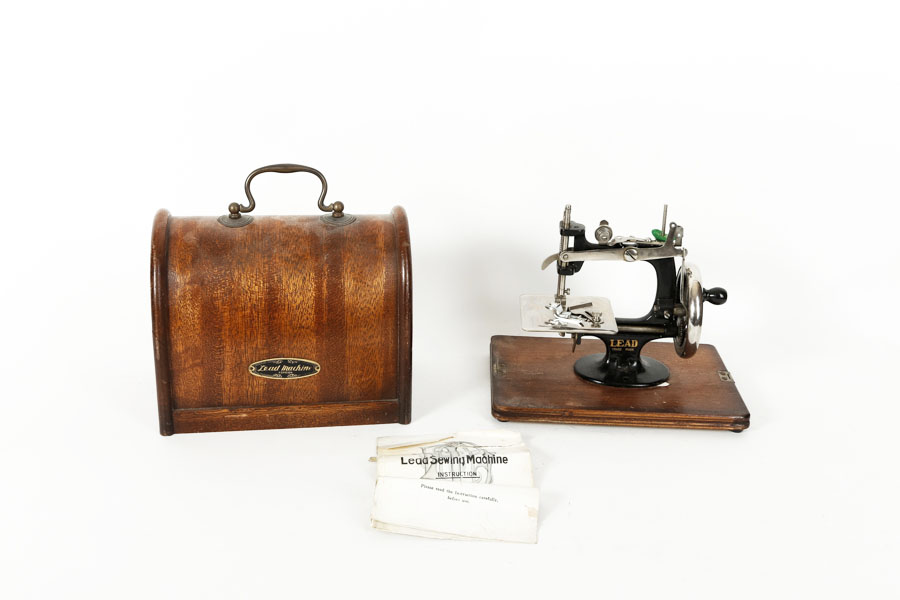 Vintage Lead Sewing Machine