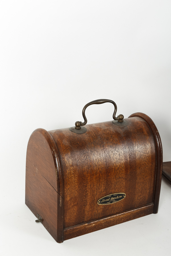 Vintage Lead Sewing Machine