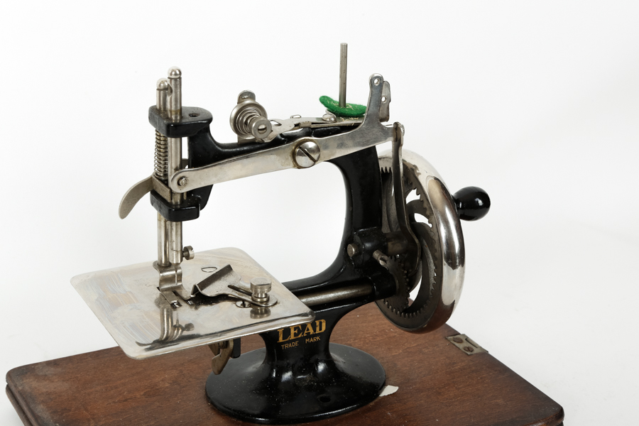 Vintage Lead Sewing Machine