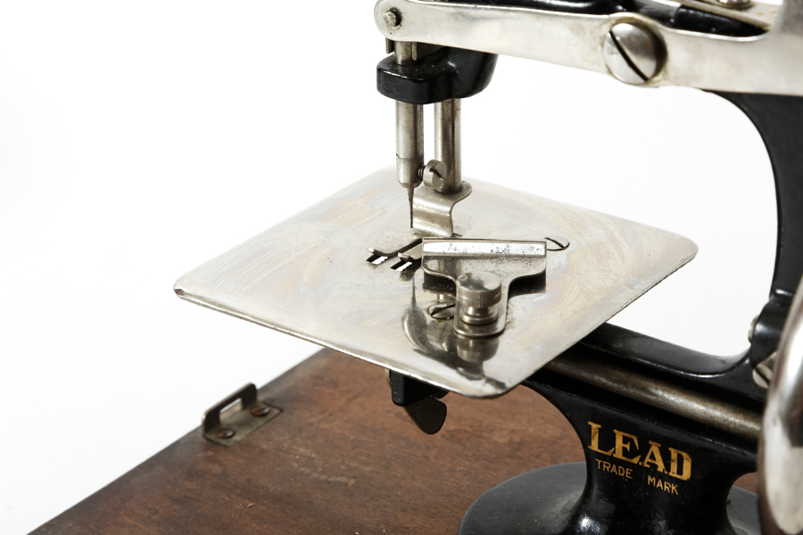 Vintage Lead Sewing Machine