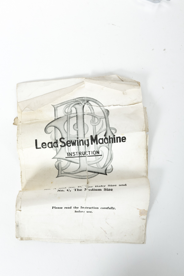 Vintage Lead Sewing Machine