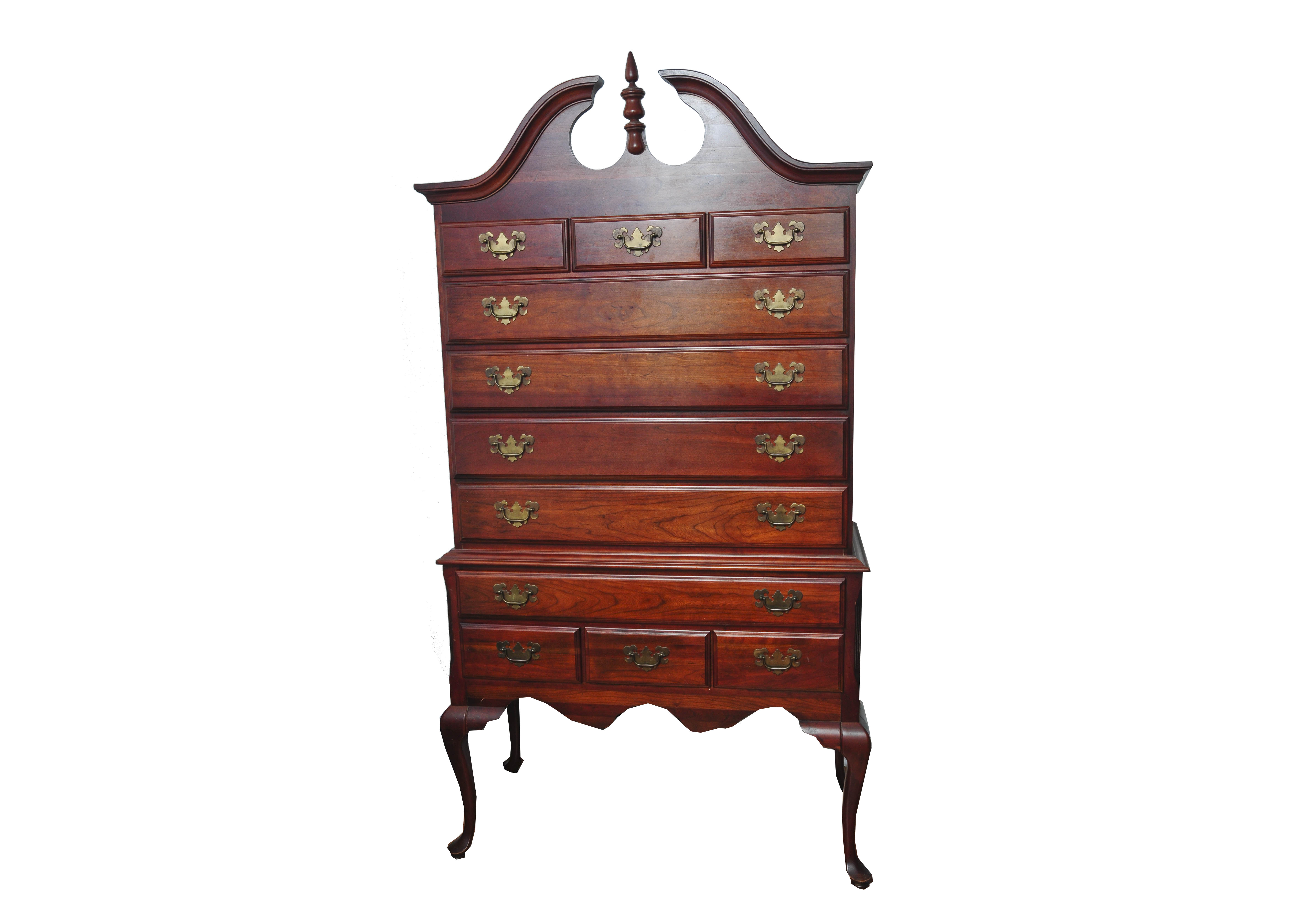 Wooden Highboy by Crescent Furniture