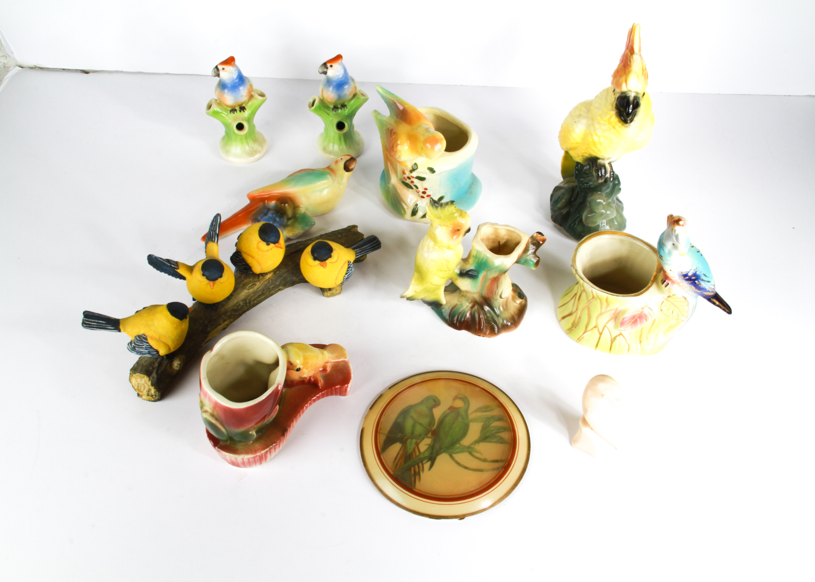 Eclectic Collection of Tropical Bird Decor