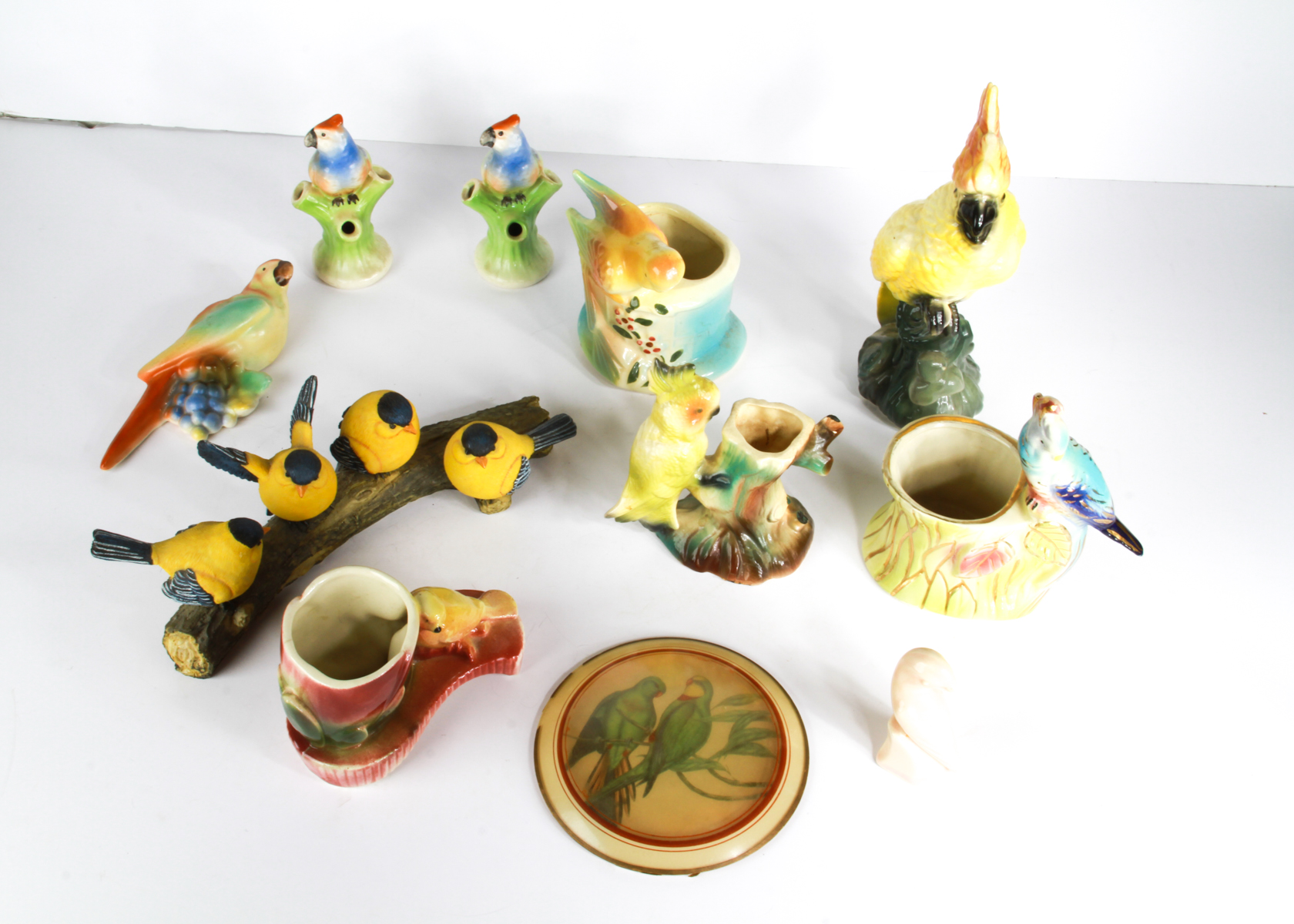 Eclectic Collection of Tropical Bird Decor