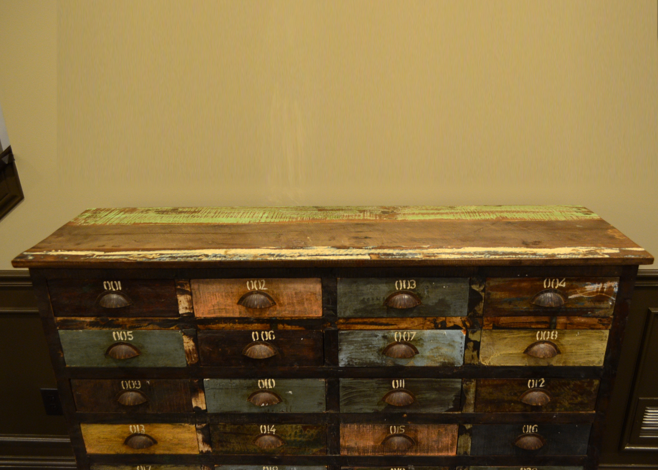 Vintage Seed Cabinet