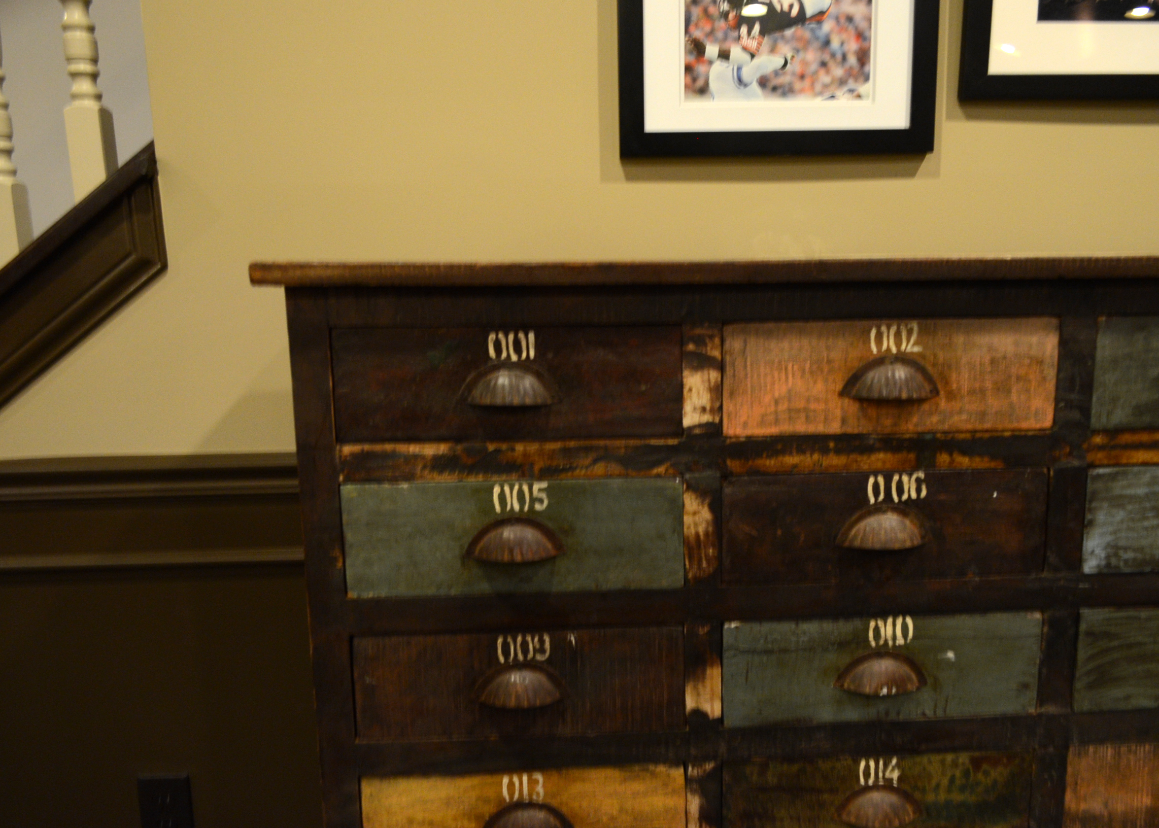 Vintage Seed Cabinet