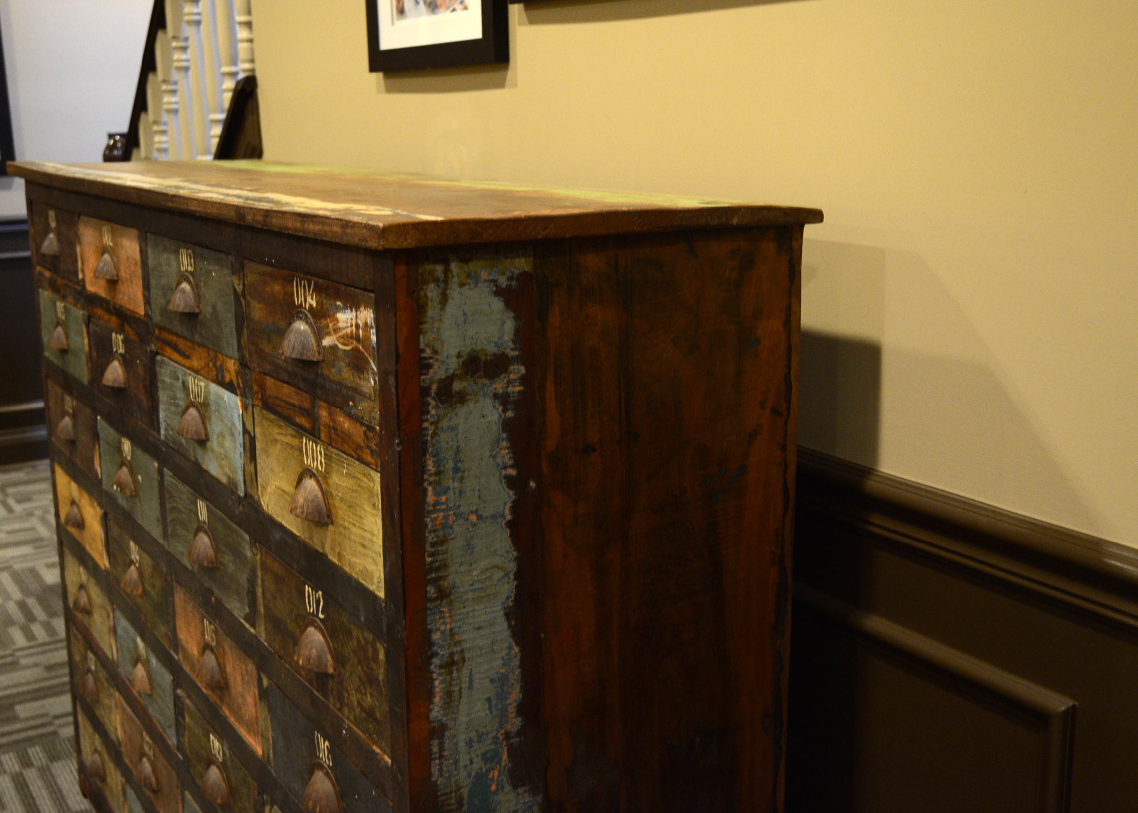 Vintage Seed Cabinet